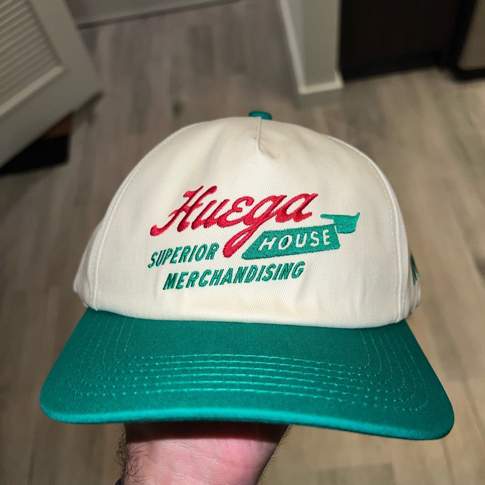 Huega House Odyssey Green and White Hat